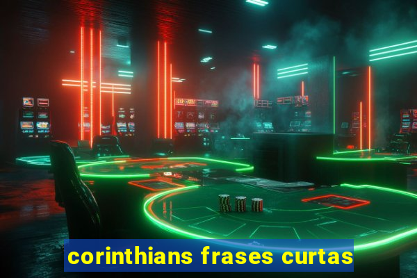 corinthians frases curtas
